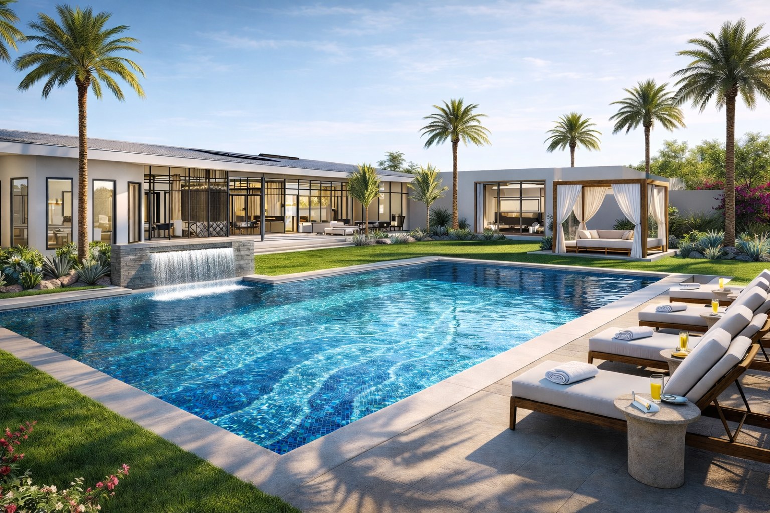 Pool Courtyard