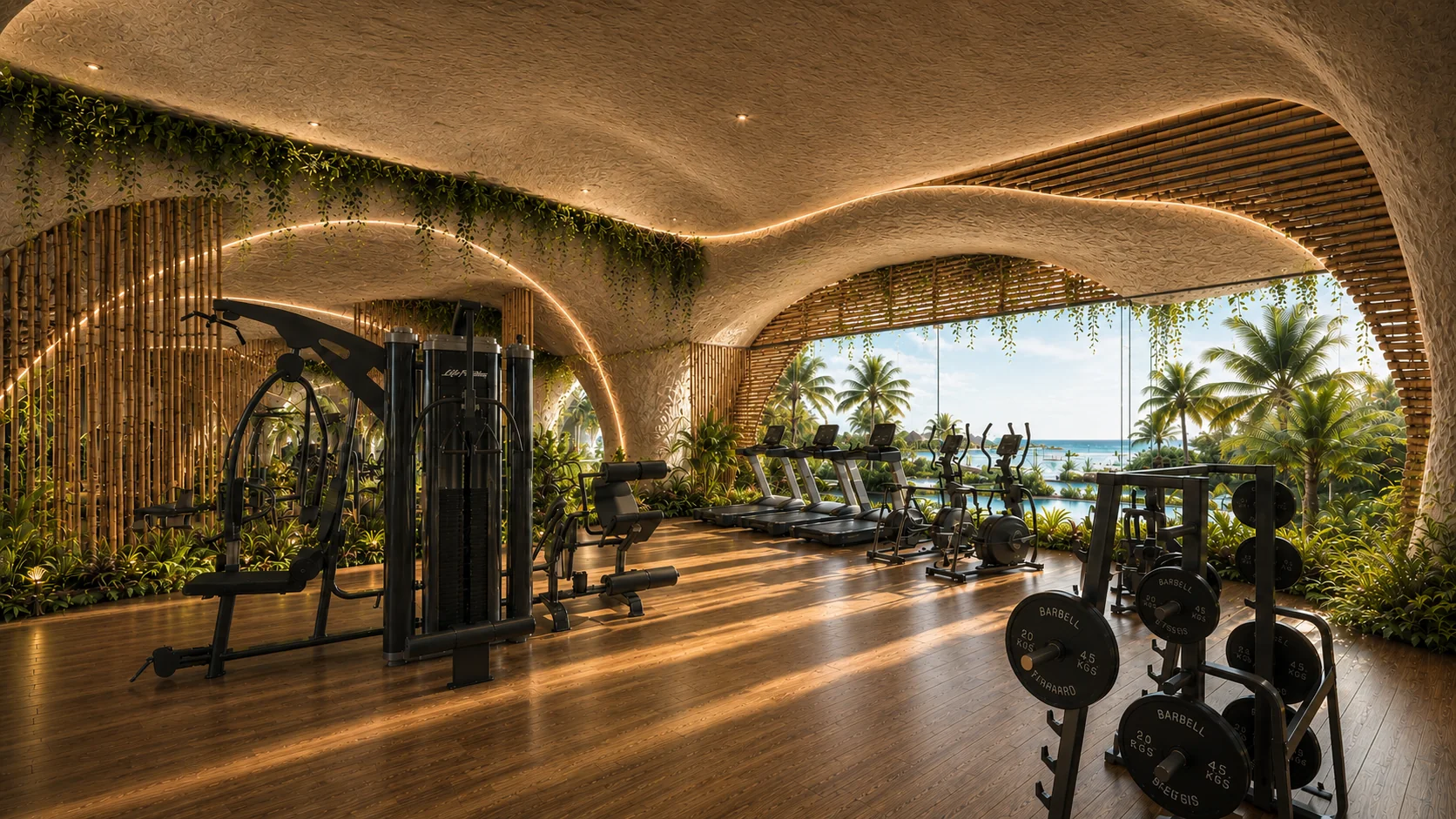 Fitness pavilion