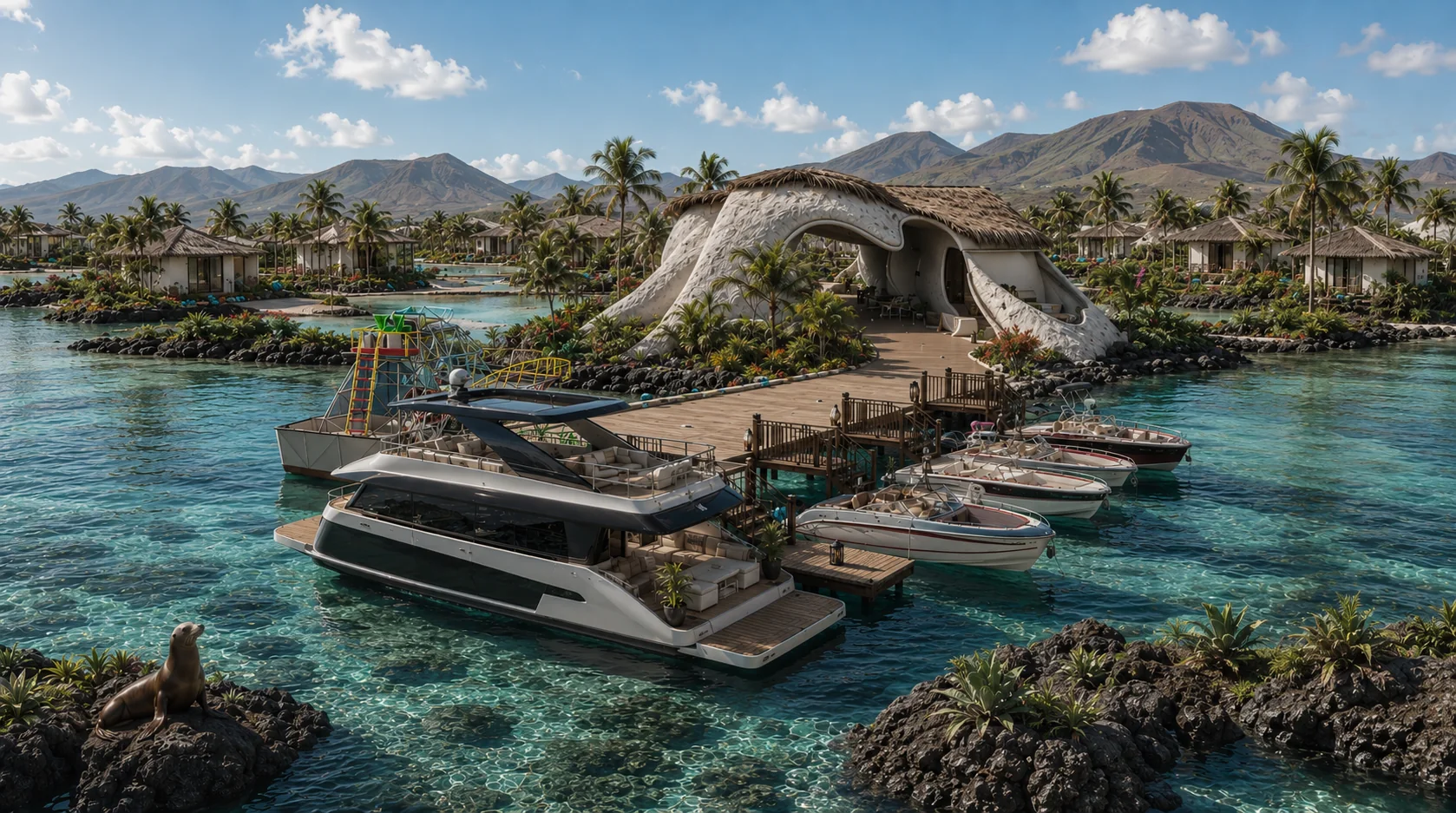 Marina arrival